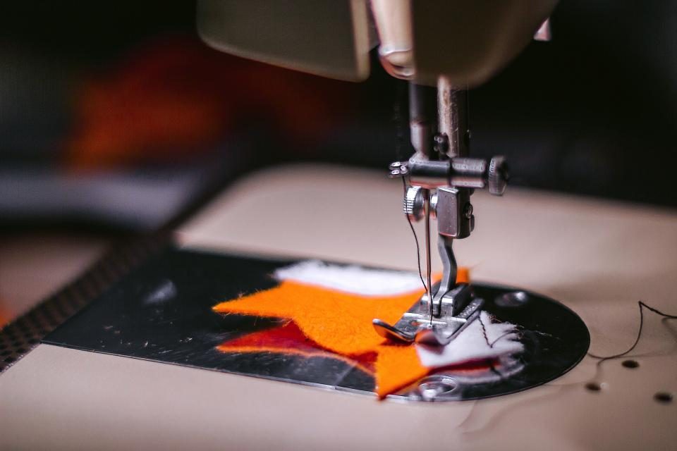 Illustrative photograph of sewingmachine Fabric
