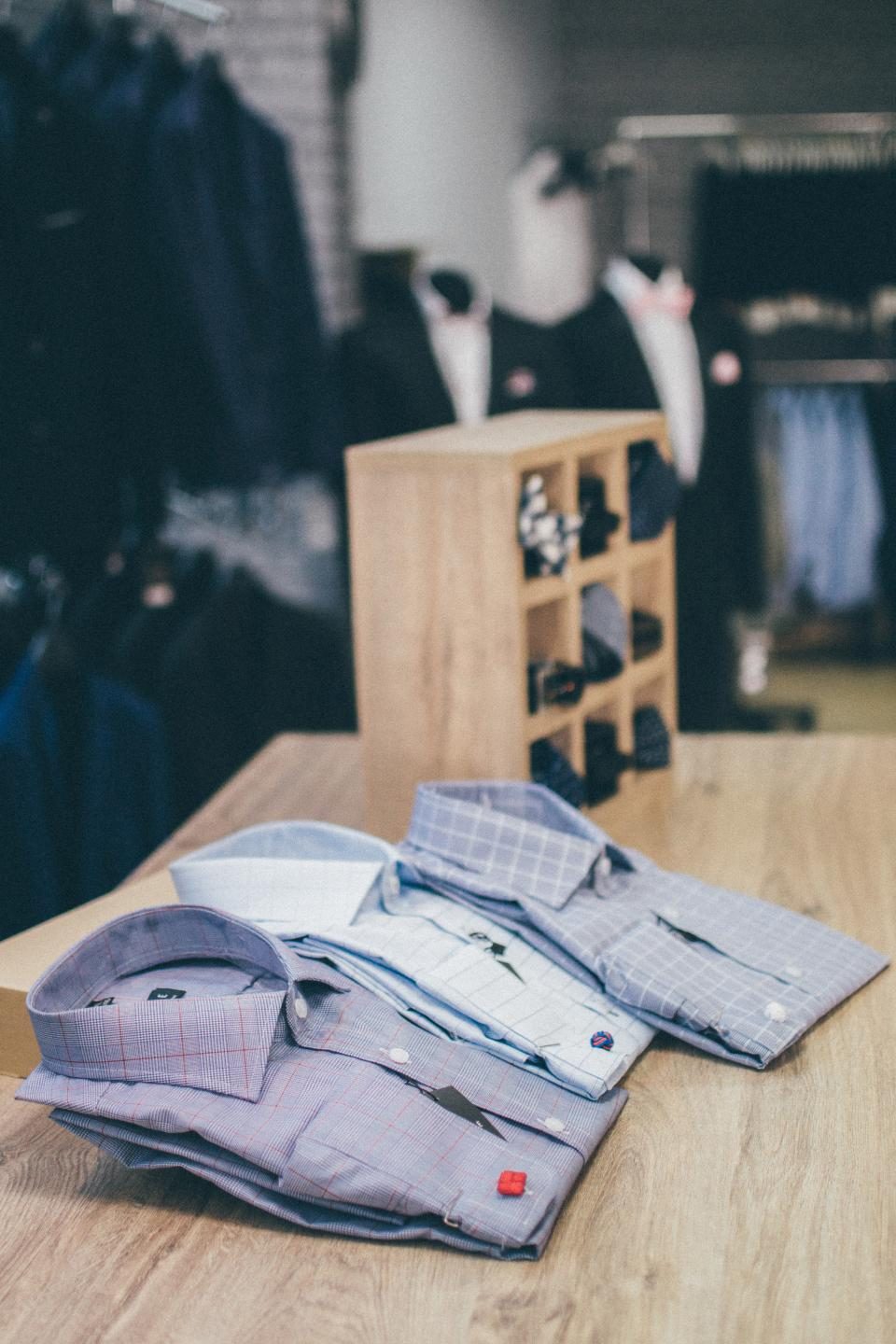 Illustrative photograph of dressshirts Fashion