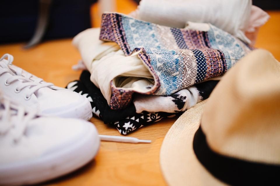 Illustrative photograph of clothes Sneakers